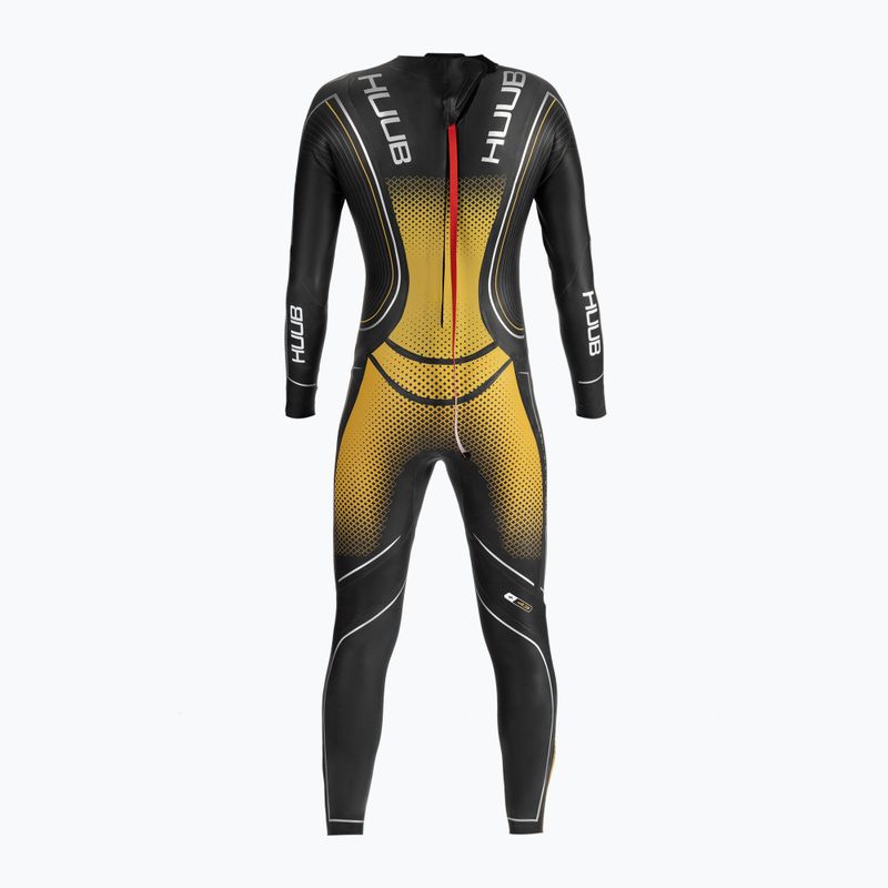 Pianka triathlonowa męska HUUB Agilis Ali Gold 3:5 mm black/gold 2
