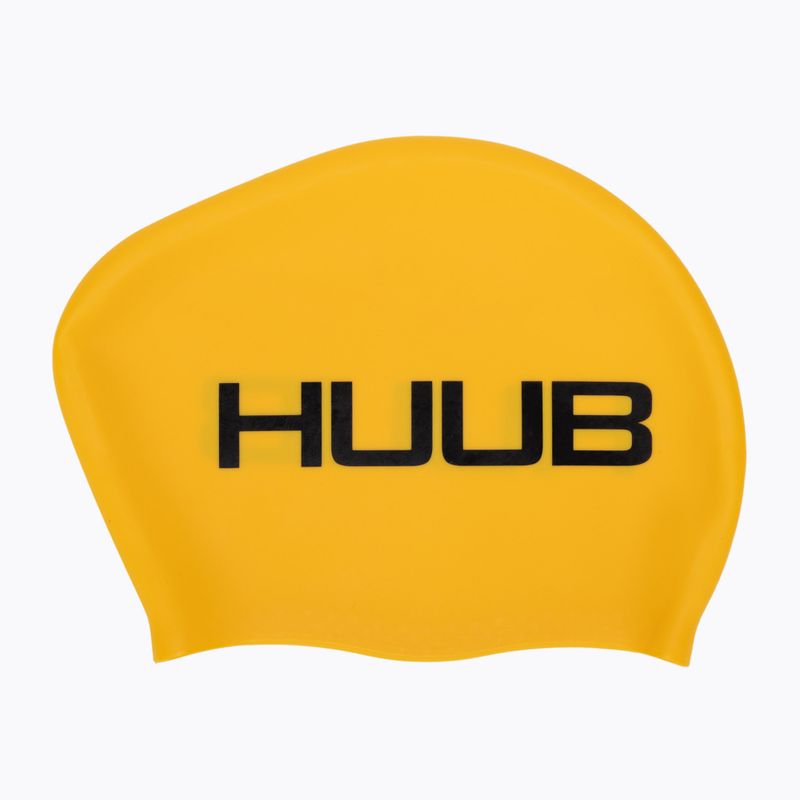 Czepek pływacki HUUB Swim Cap Long Hair yellow