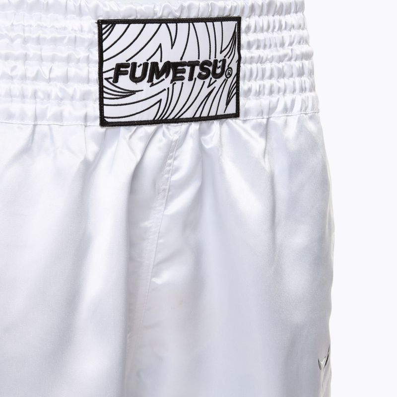 Spodenki treningowe męskie FUMETSU Origins Muay Thai white 3