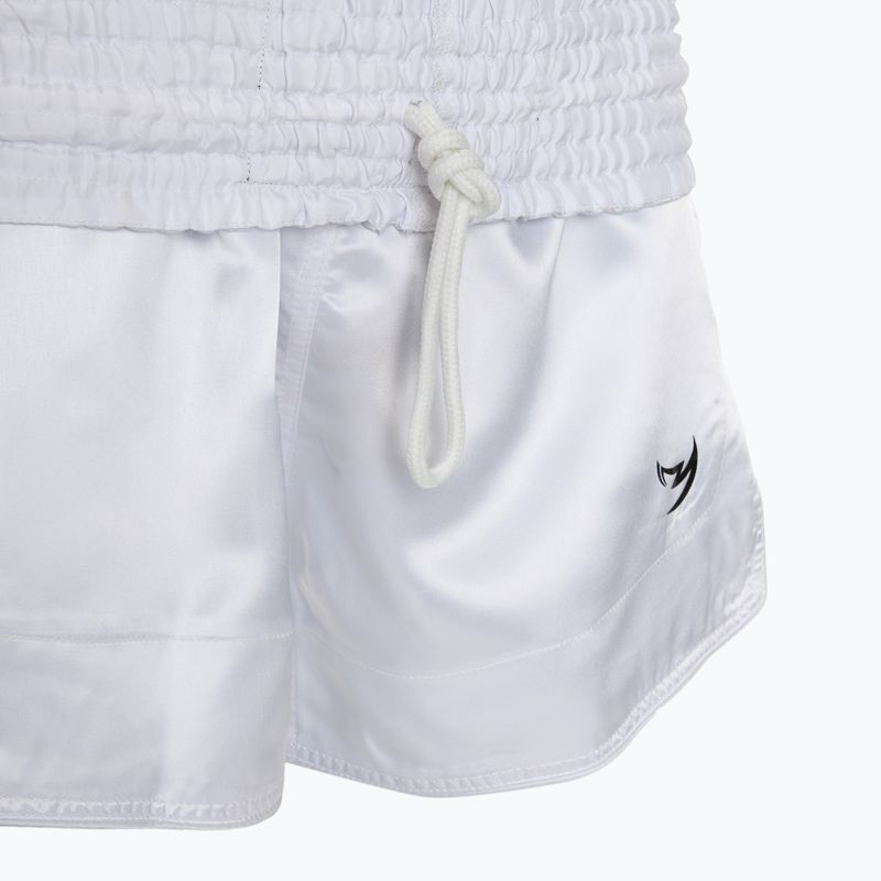Spodenki treningowe męskie FUMETSU Origins Muay Thai white 5