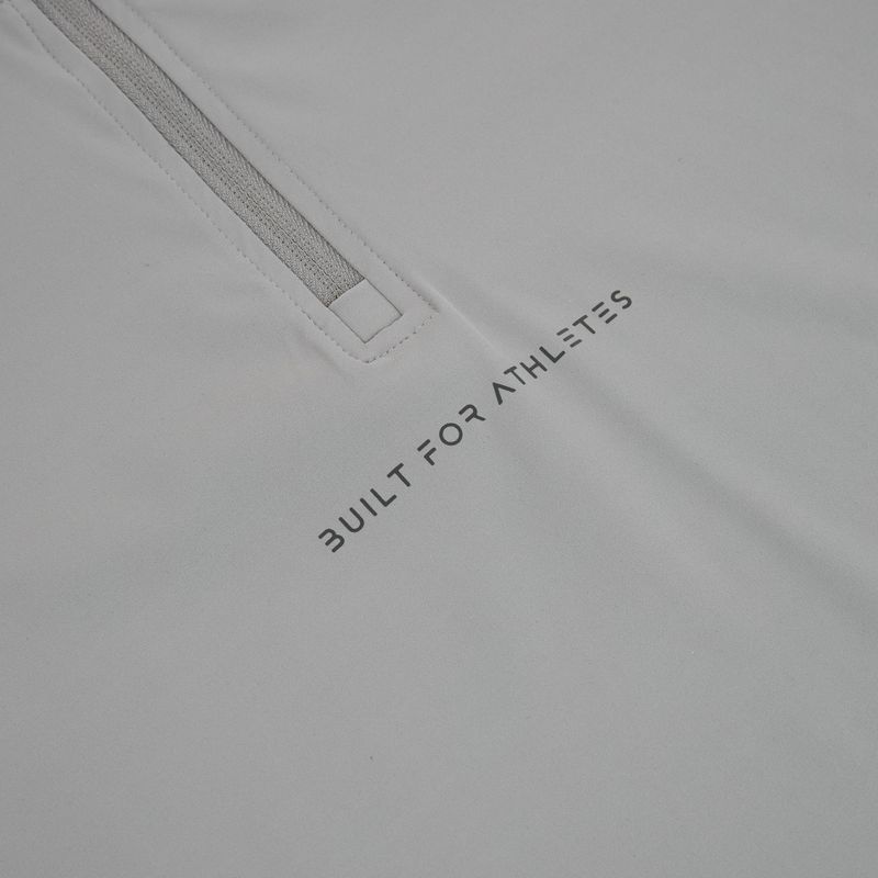 Bluza treningowa męska Built For Athletes 1/4 Zip Pullover concrete 5