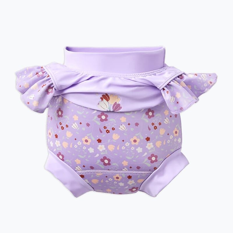 Strój kąpielowy jednoczęściowy dziecięcy z pieluszką Splash About Happy Nappy lilac spring 3