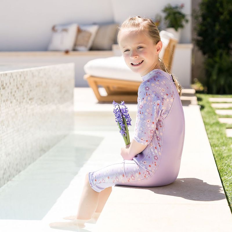 Pianka do pływania dziecięca Splash About Combie UV Sun & Sea 1 mm lilac spring 5