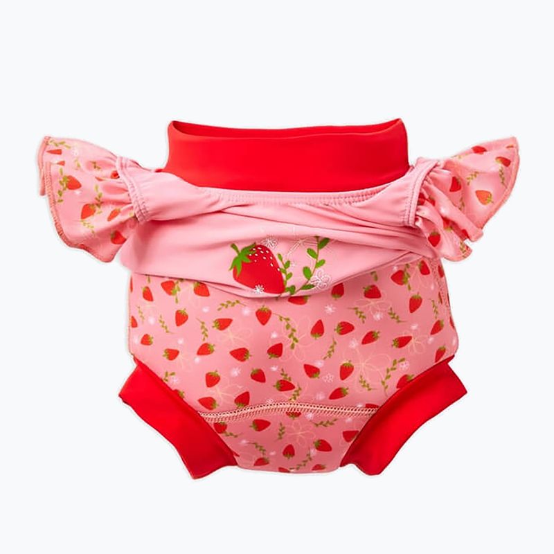 Strój kąpielowy jednoczęściowy dziecięcy z pieluszką Splash About Happy Nappy strawberry field 3