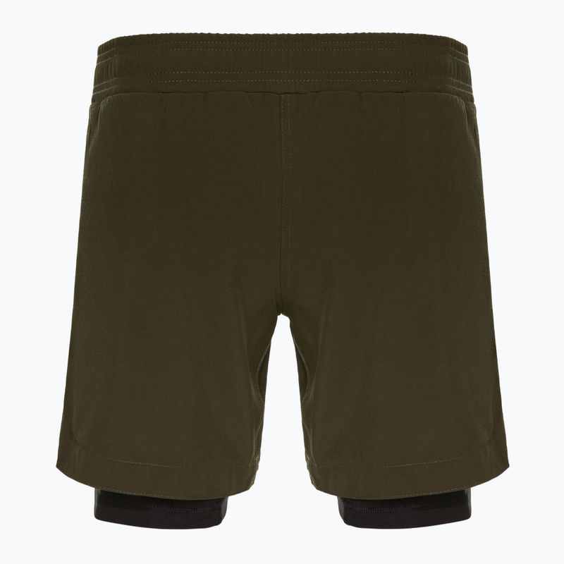 Spodenki treningowe męskie FUMETSU Origins Dual Layer khaki 2