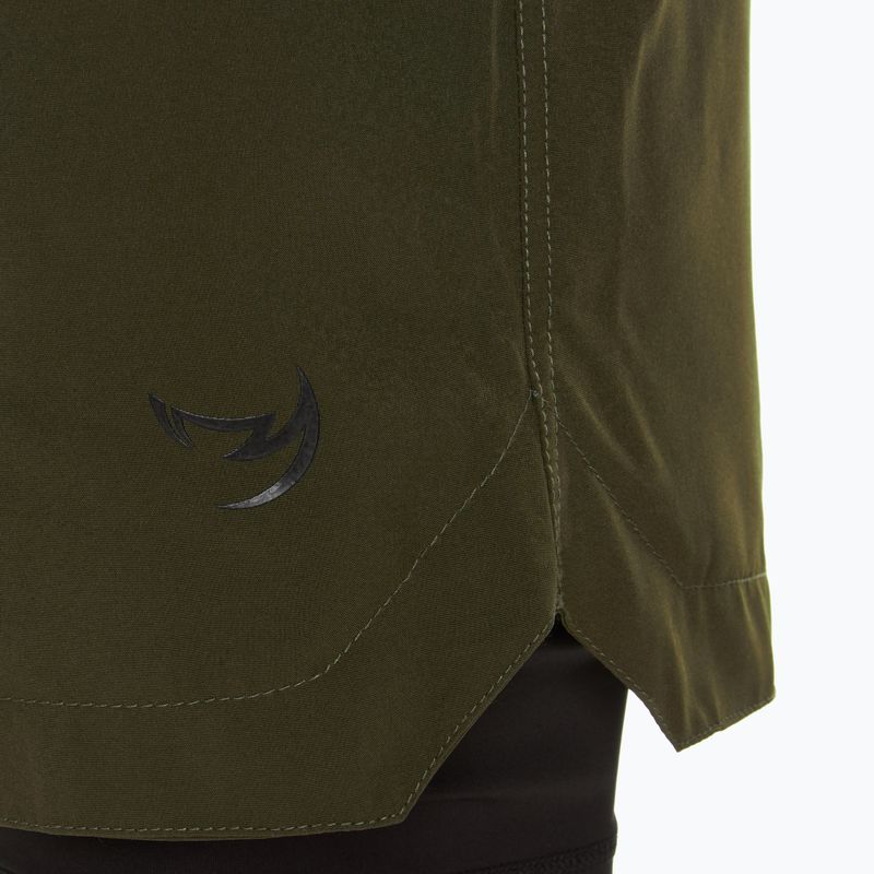 Spodenki treningowe męskie FUMETSU Origins Dual Layer khaki 3
