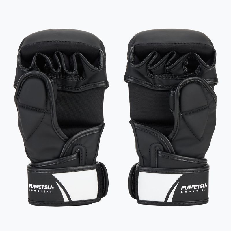 Rękawice MMA FUMETSU Ghost S3 Sparring black/ white 3