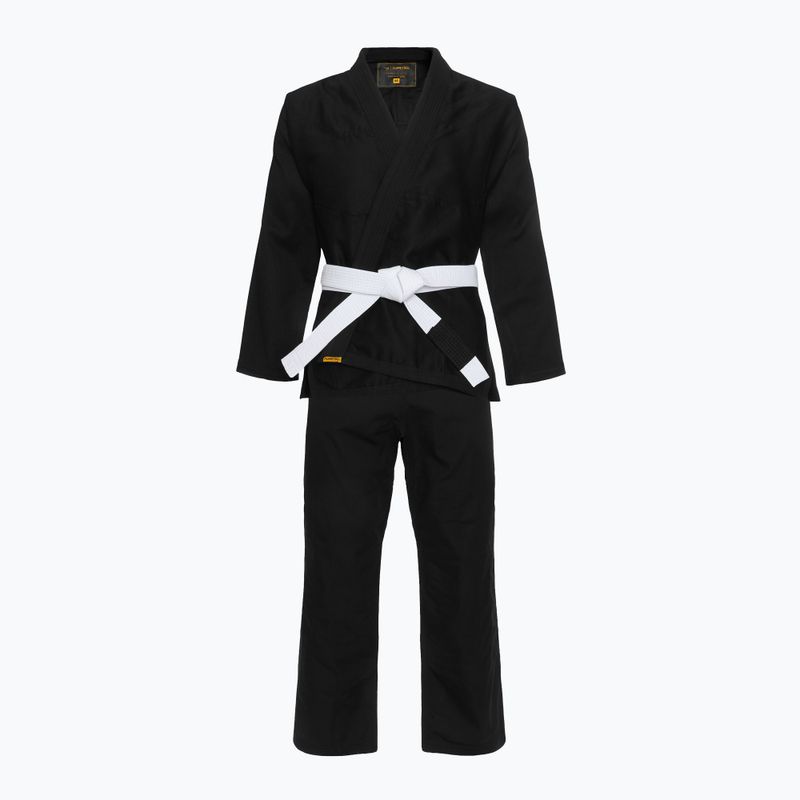 GI do brazylijskiego jiu-jitsu FUMETSU Ghost V-Lite BJJ black/ yellow