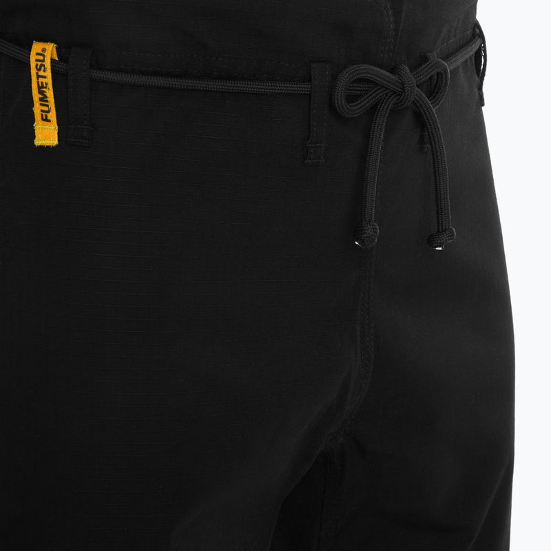 GI do brazylijskiego jiu-jitsu FUMETSU Ghost V-Lite BJJ black/ yellow 7