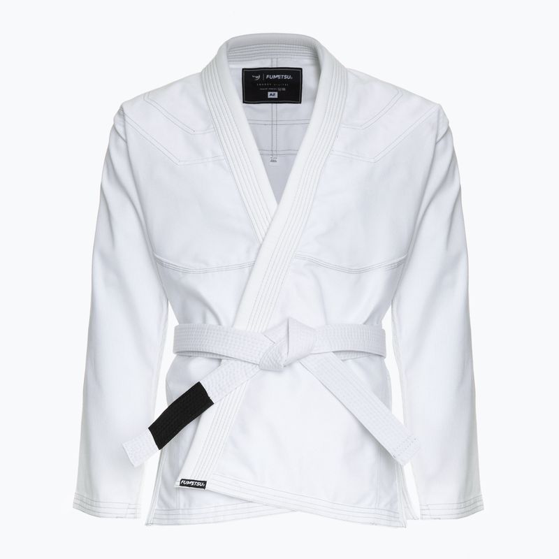 GI do brazylijskiego jiu-jitsu FUMETSU Ghost V-Lite BJJ white/ black 2