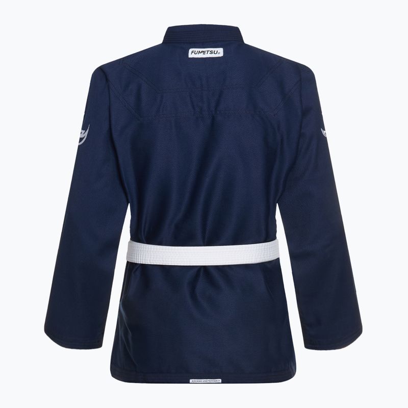 GI do brazylijskiego jiu-jitsu FUMETSU Ghost V-Lite BJJ navy 3