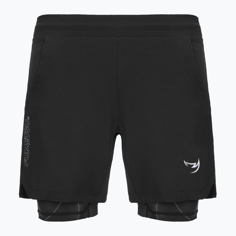 Spodenki treningowe męskie FUMETSU Icon Dual Layer Training black