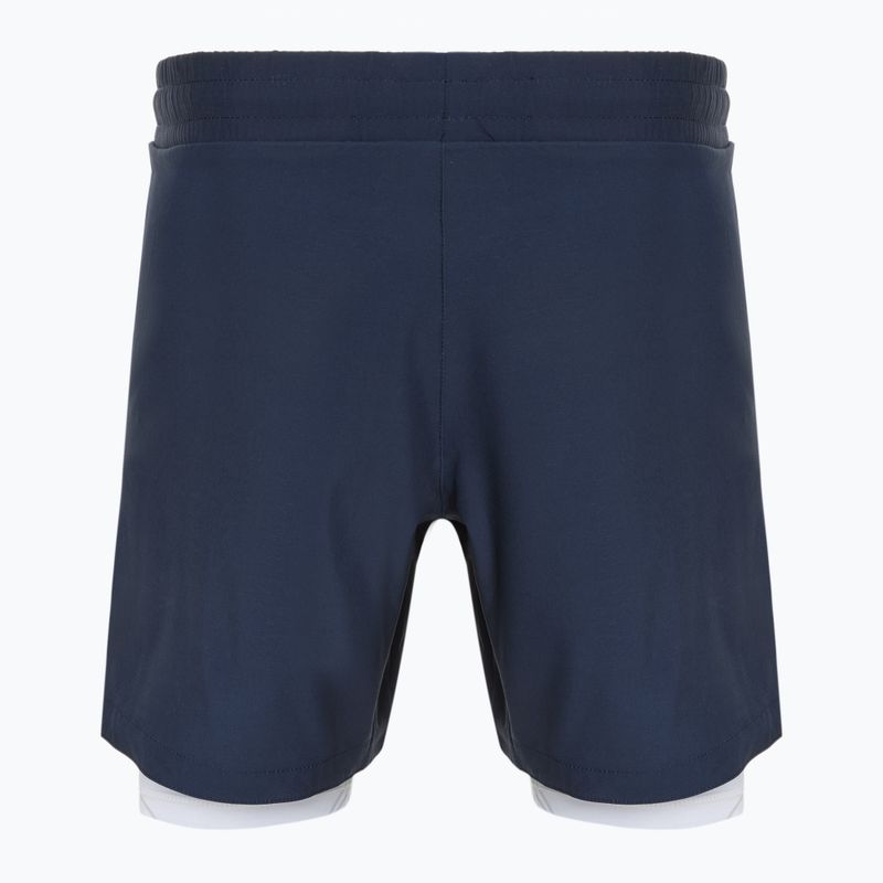 Spodenki treningowe męskie FUMETSU Icon Dual Layer Training navy/ white 2