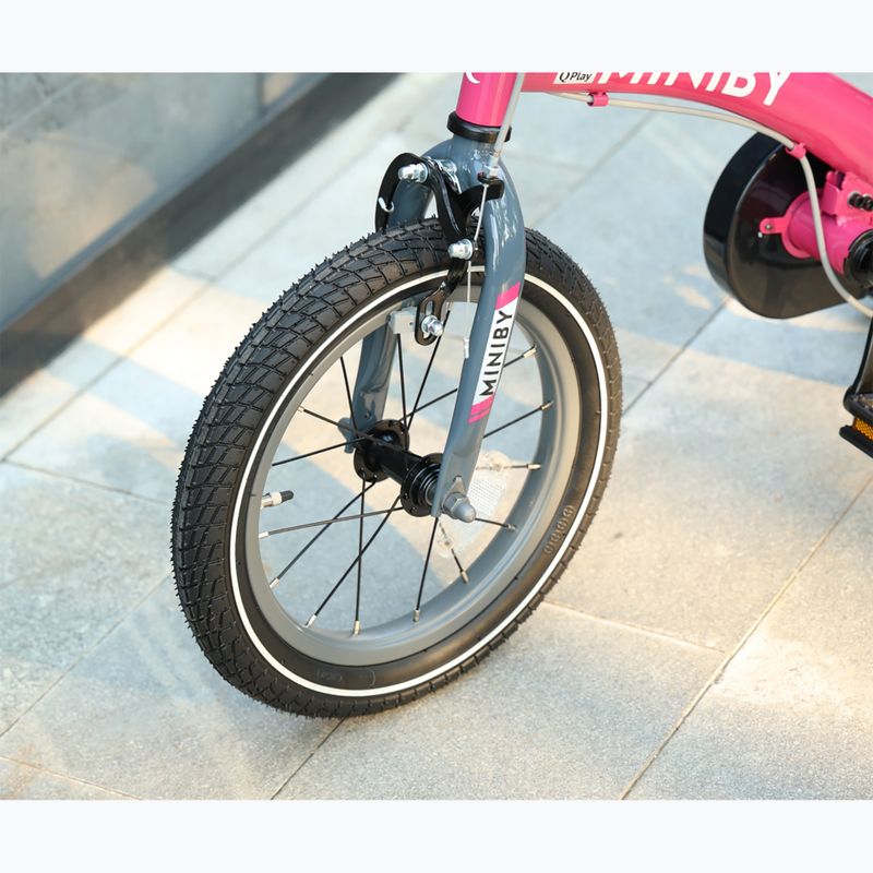 Rower dziecięcy Qplay Miniby 3in1 rose 10