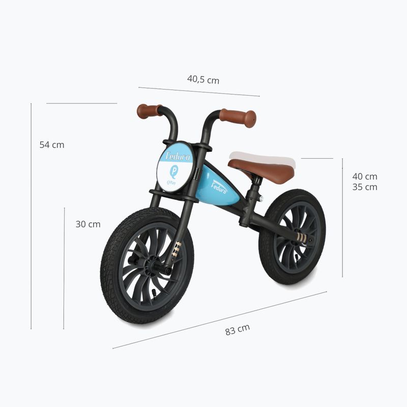 Rowerek biegowy Qplay Feduro blue 2