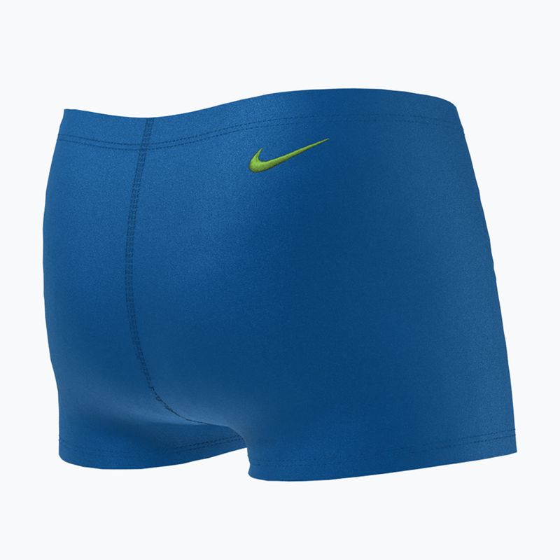 Bokserki kąpielowe dziecięce Nike Multi Logo Square Leg game royal 7