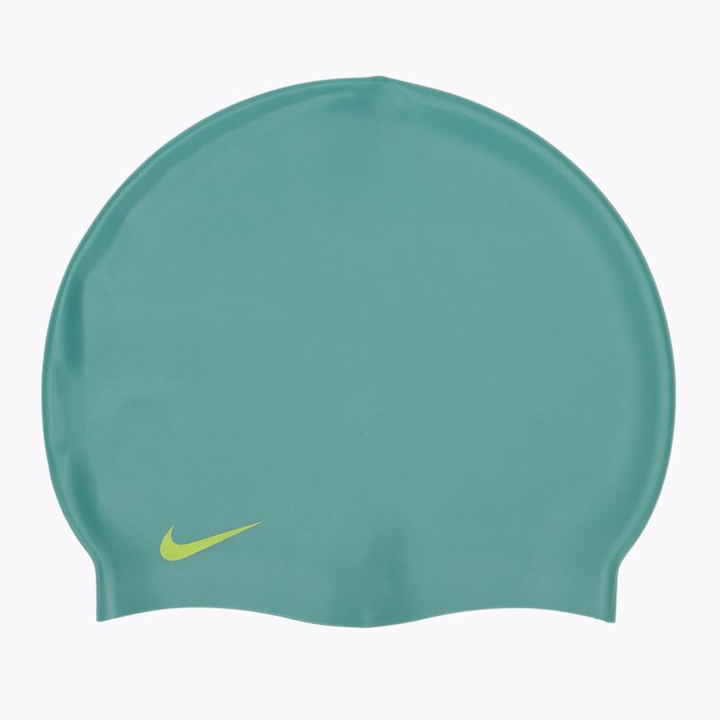 Czepek pływacki Nike Solid Silicone green abyss