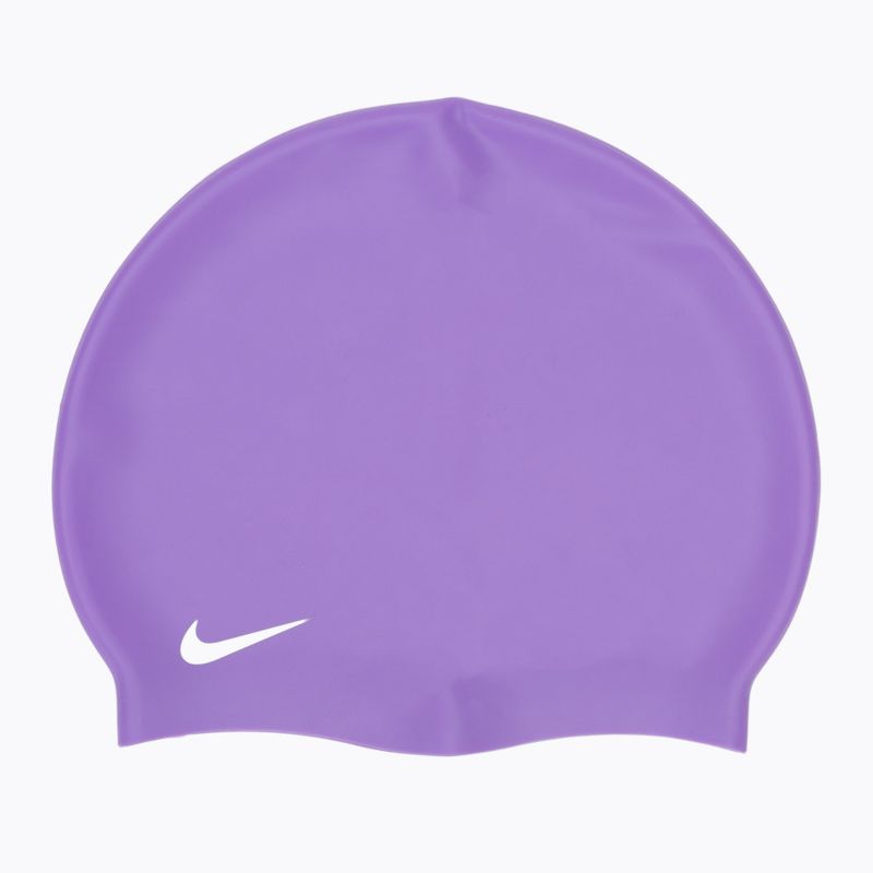 Czepek pływacki dziecięcy Nike Solid Silicone action grape