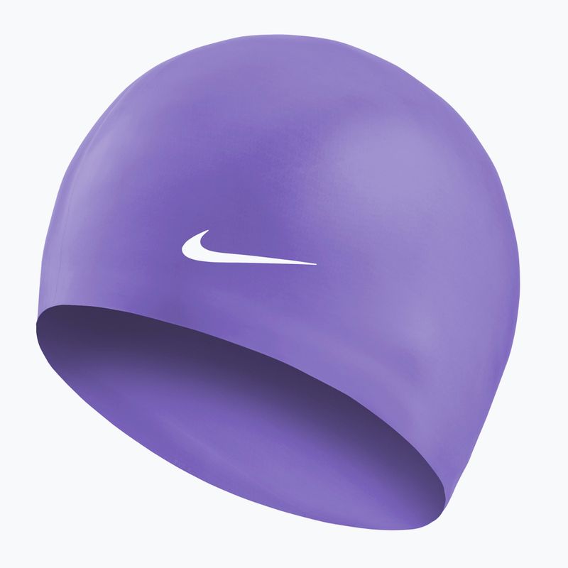 Czepek pływacki dziecięcy Nike Solid Silicone action grape 2