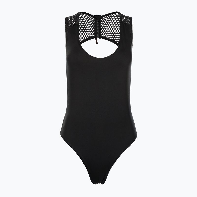 Strój pływacki jednoczęściowy damski Nike Wild Keyhole black