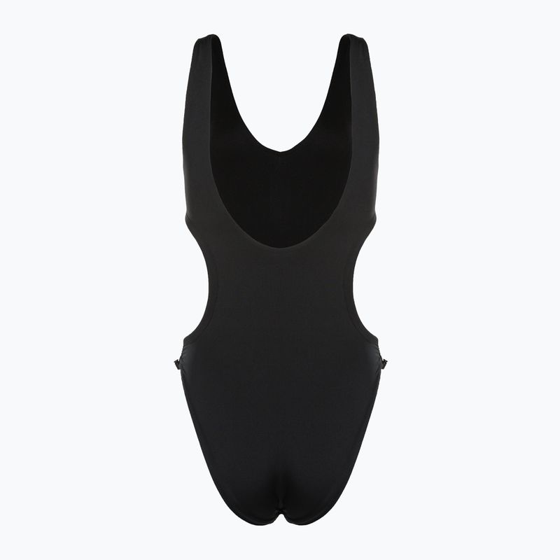 Strój pływacki jednoczęściowy damski Nike Wild Cutout black 2