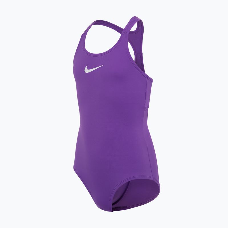 Strój pływacki jednoczęściowy dziecięcy Nike Essential Racerback bold berry 4