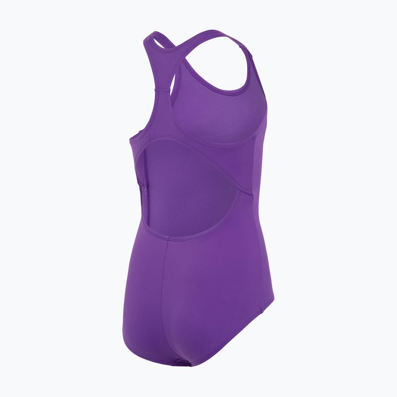 Strój pływacki jednoczęściowy dziecięcy Nike Essential Racerback bold berry 5