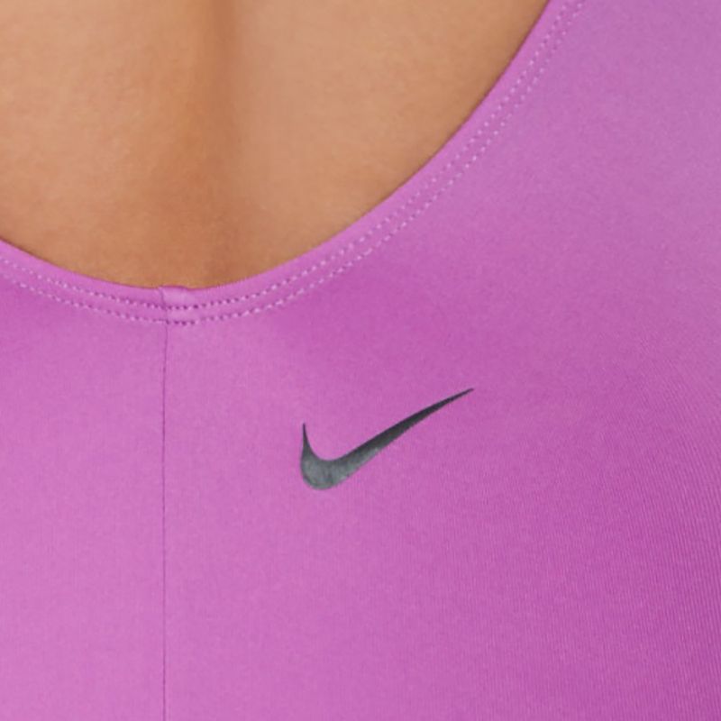 Strój pływacki jednoczęściowy damski Nike Multi Logo U-Back fuchsia dream 8