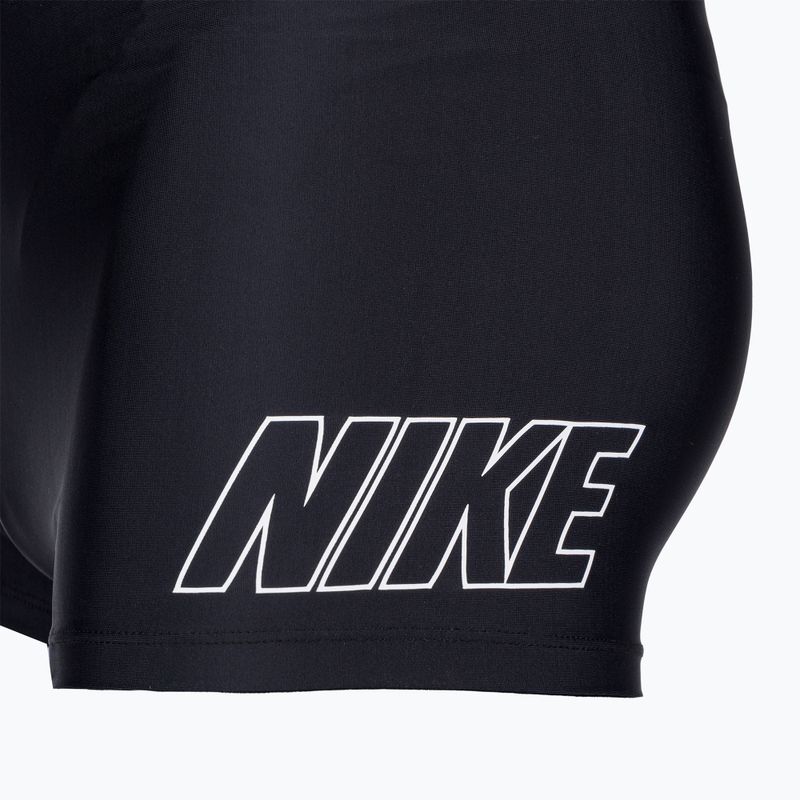 Bokserki pływackie męskie Nike Logo Square black 4