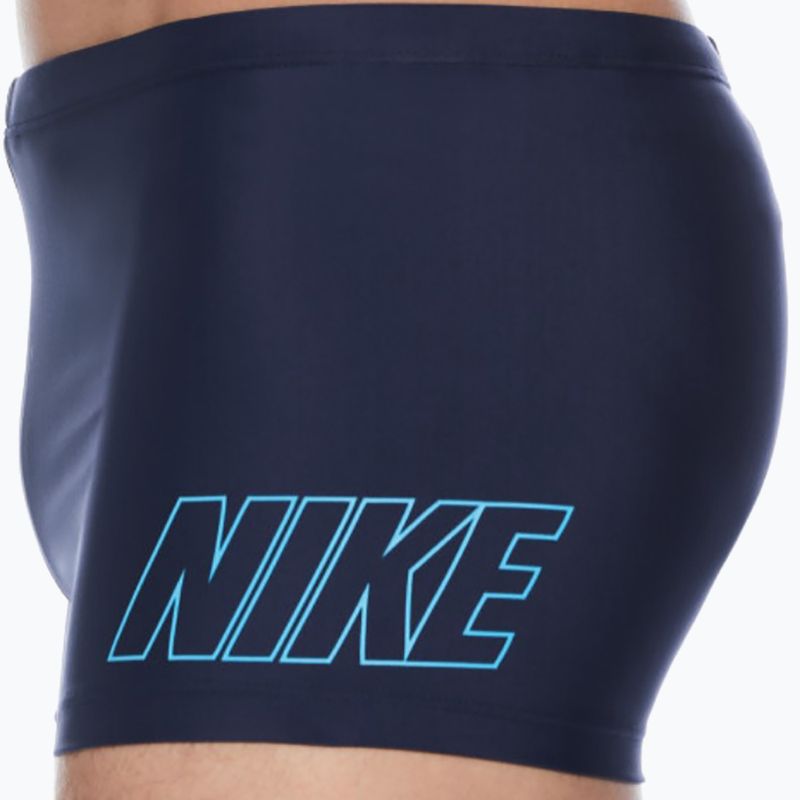 Bokserki pływackie męskie Nike Logo Square midnight navy 7