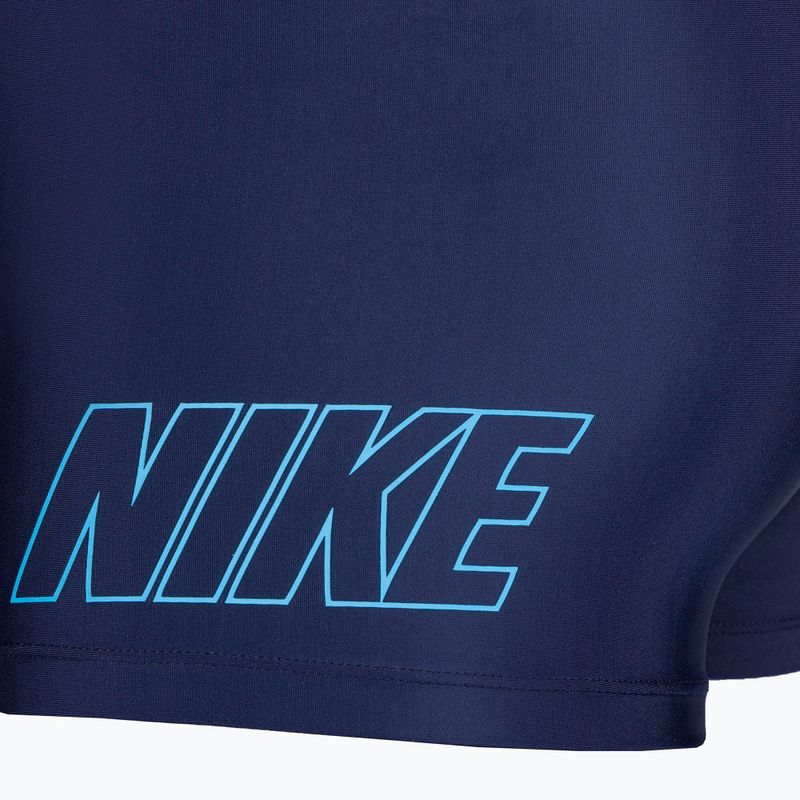 Bokserki pływackie męskie Nike Logo Square midnight navy 4