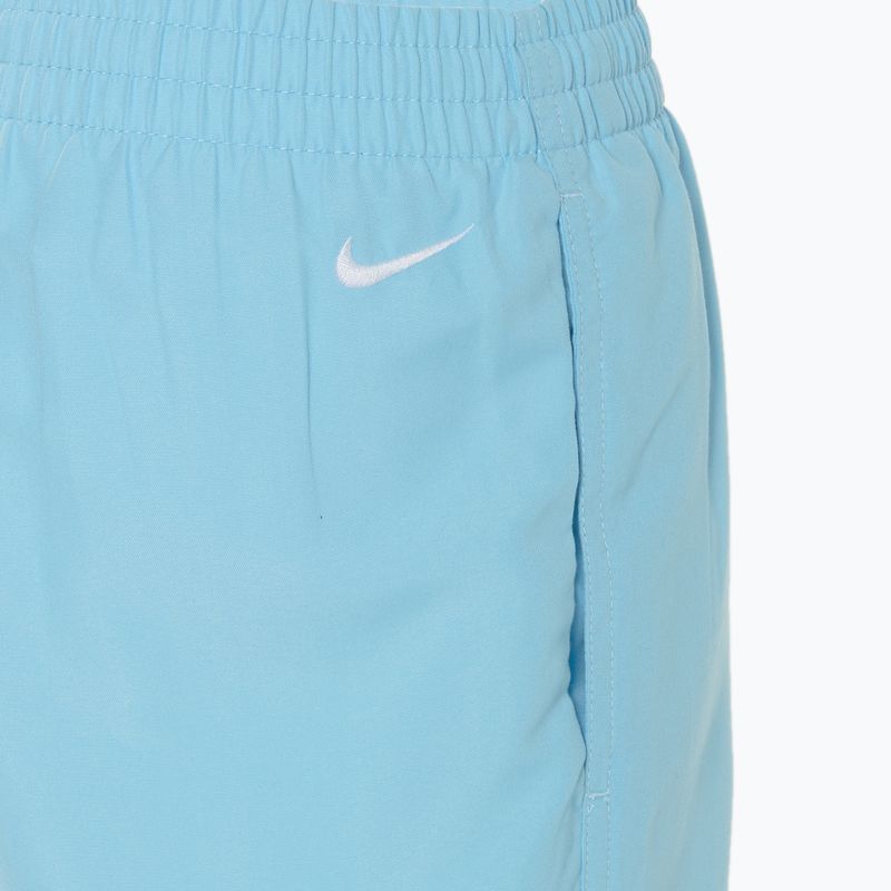 Szorty kąpielowe dziecięce Nike Split Logo 4" Volley aquarius blue 4