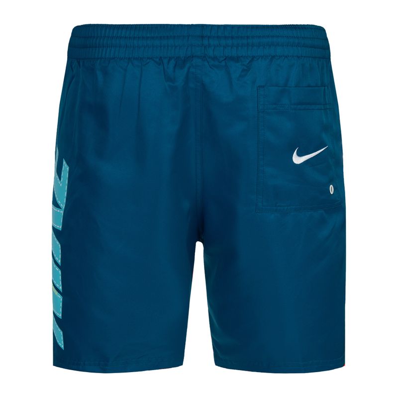 Szorty kąpielowe męskie Nike Big Block 7" Volley court blue 2