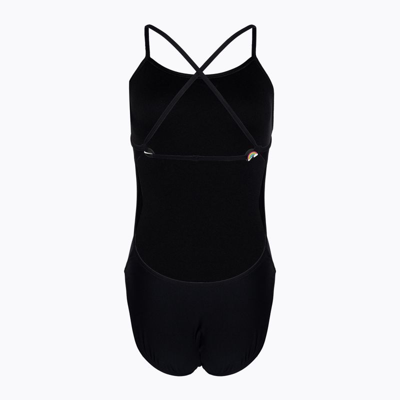 Strój pływacki jednoczęściowy damski Nike Hydrastrong Adjustable Crossback black 2