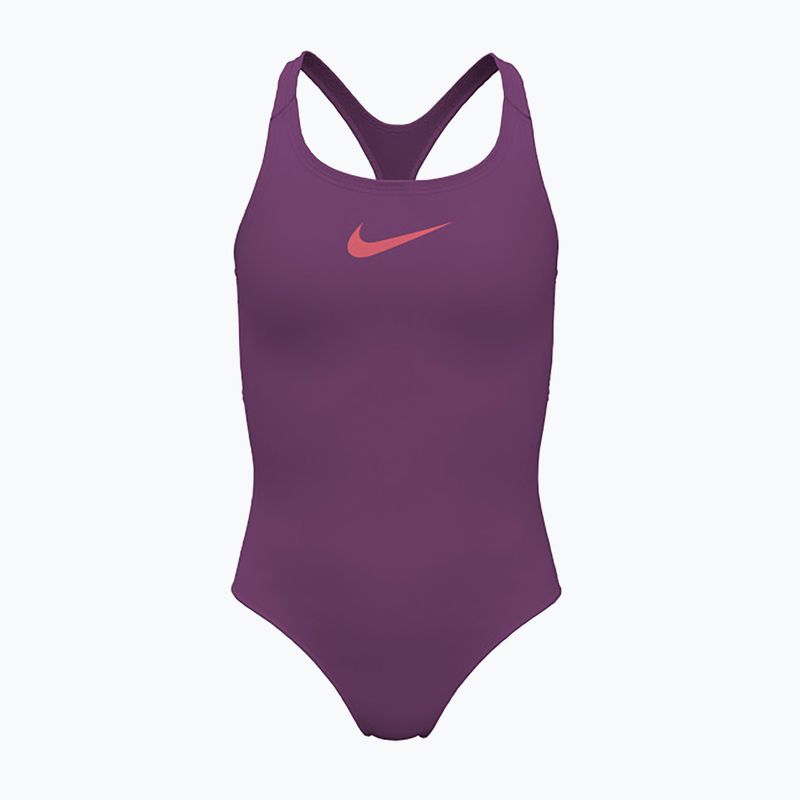 Strój pływacki jednoczęściowy dziecięcy Nike Essential Racerback hot fuchsia