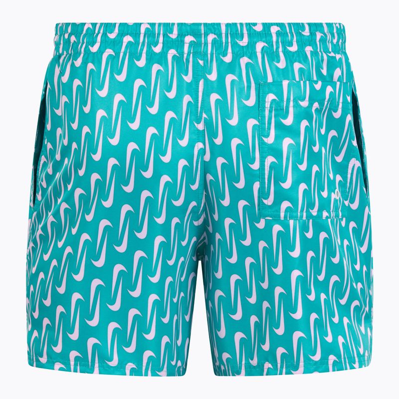 Szorty kąpielowe męskie Nike Swoosh Link 5" Volley dusty cactus 2