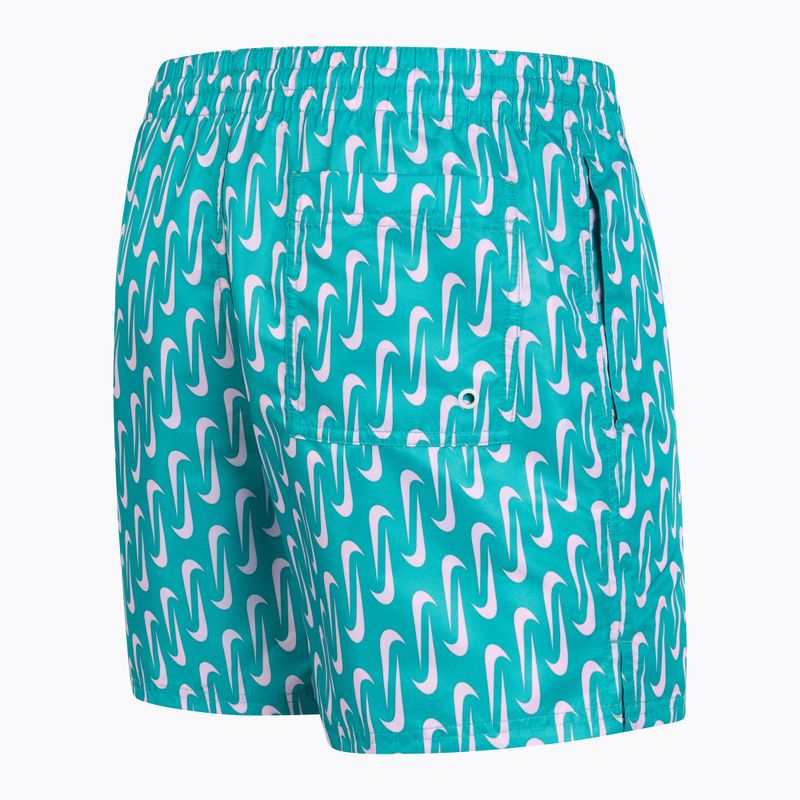 Szorty kąpielowe męskie Nike Swoosh Link 5" Volley dusty cactus 3