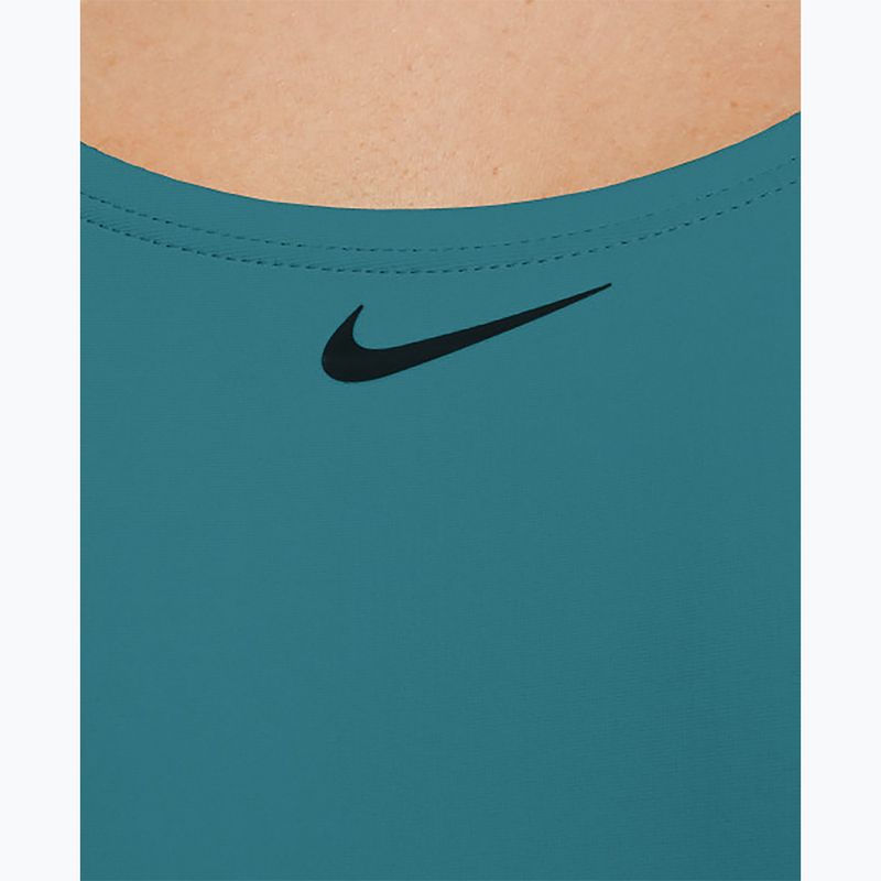 Strój pływacki jednoczęściowy damski Nike Logo Tape Fastback dusty cactus 3