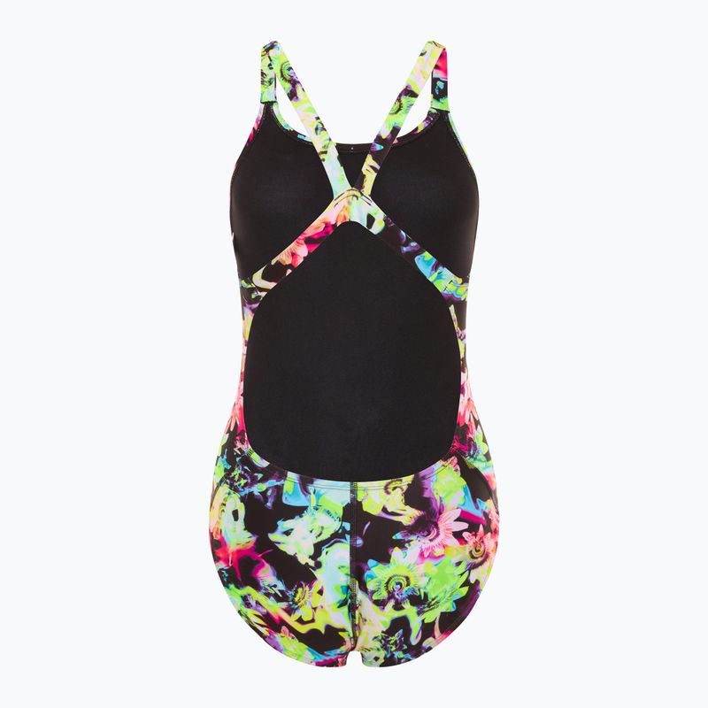 Strój pływacki jednoczęściowy damski Nike Hydrastrong Multi Print Fastback rainbow 2
