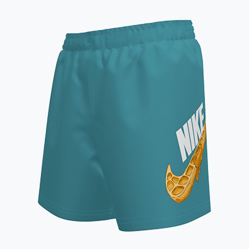 Szorty kąpielowe dziecięce Nike Swoosh Waffle 4" Volley dusty cactus