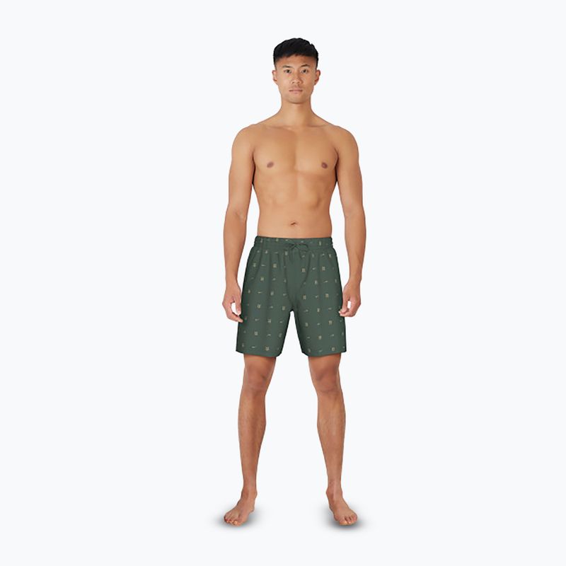 Szorty kąpielowe męskie Nike Luxe Letter 7" Volley fir 2