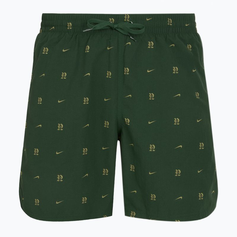 Szorty kąpielowe męskie Nike Luxe Letter 7" Volley fir
