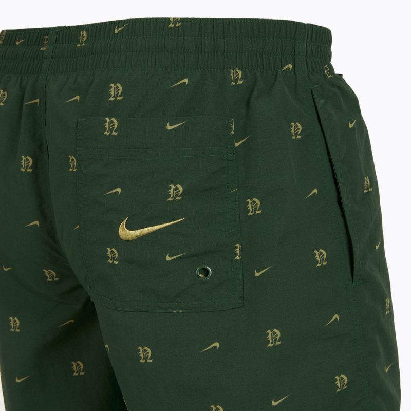 Szorty kąpielowe męskie Nike Luxe Letter 7" Volley fir 4