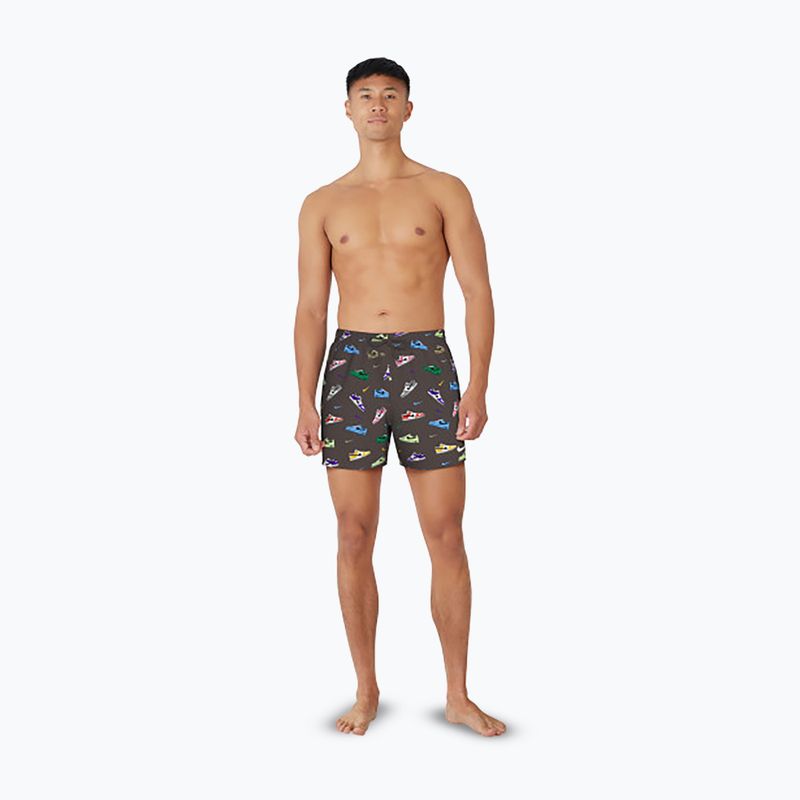 Szorty kąpielowe męskie Nike Multi Print 5" Volley baroque brown 2