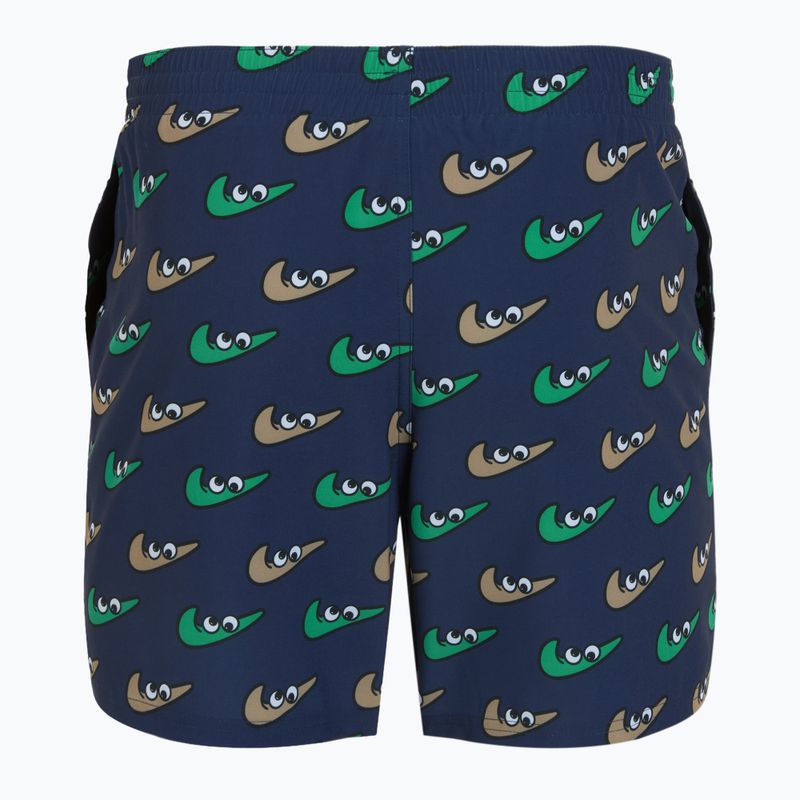 Szorty kąpielowe męskie Nike Multi Print 5" Volley midnight navy 2