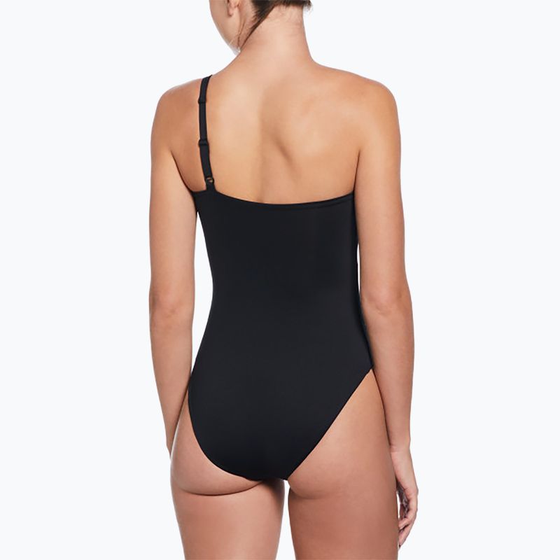 Strój pływacki jednoczęściowy damski Nike Essential Asymmetrical black 3