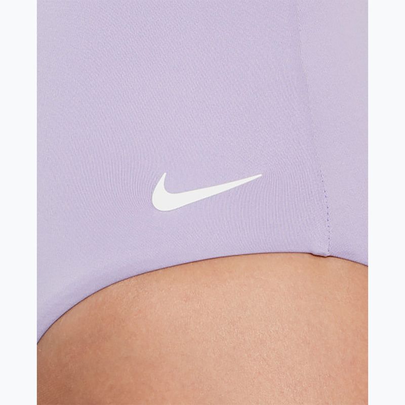 Strój pływacki jednoczęściowy damski Nike Essential V-Neck hydrangeas 4