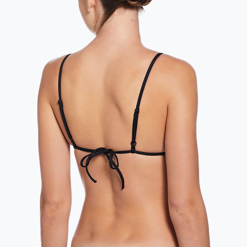 Góra od stroju pływackiego Nike Essential Triangle Bikini black 3