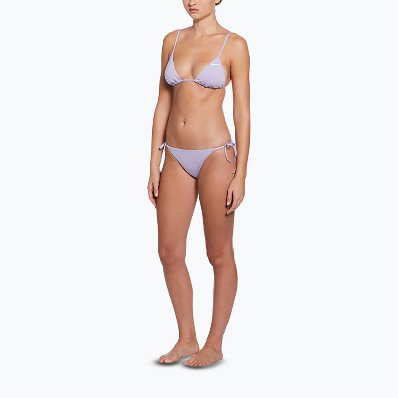 Góra od stroju pływackiego Nike Essential Triangle Bikini hydrangeas 2