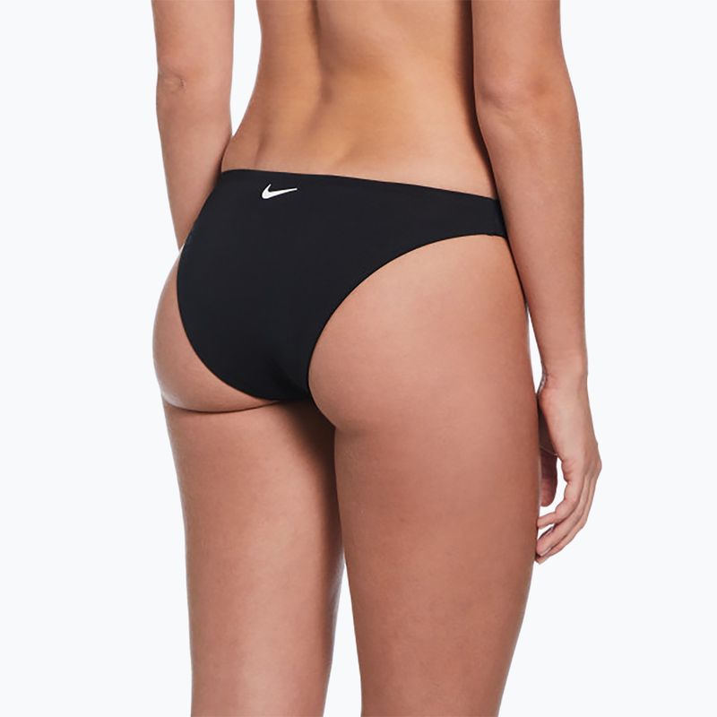 Strój pływacki dwuczęściowy damski Nike Essential Bralette Bikini black 5
